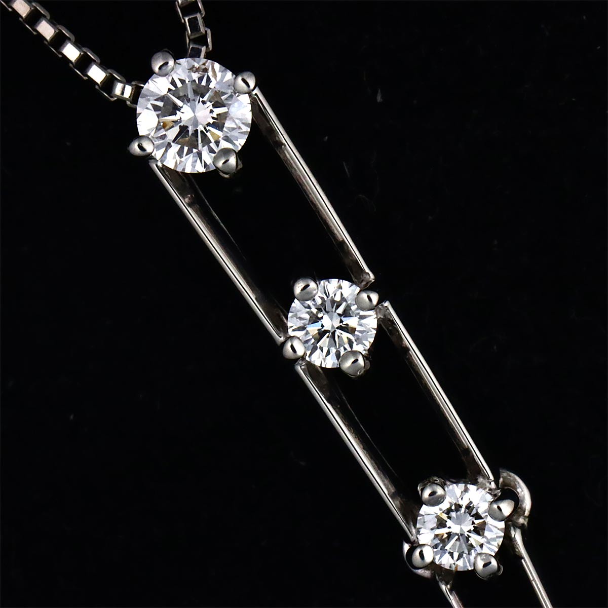 Diamond 0.30ct Necklace Pt Platinum