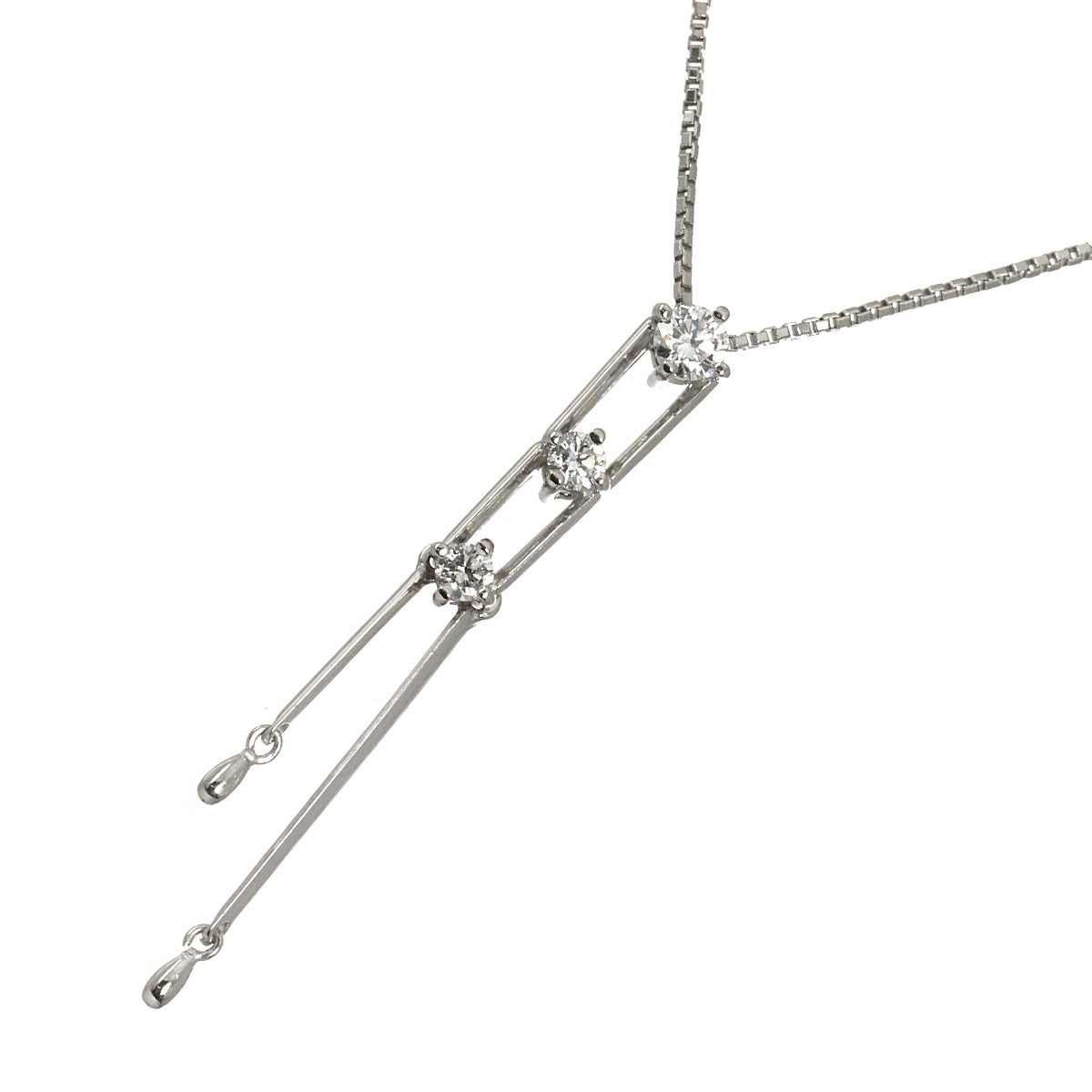 Diamond 0.30ct Necklace Pt Platinum