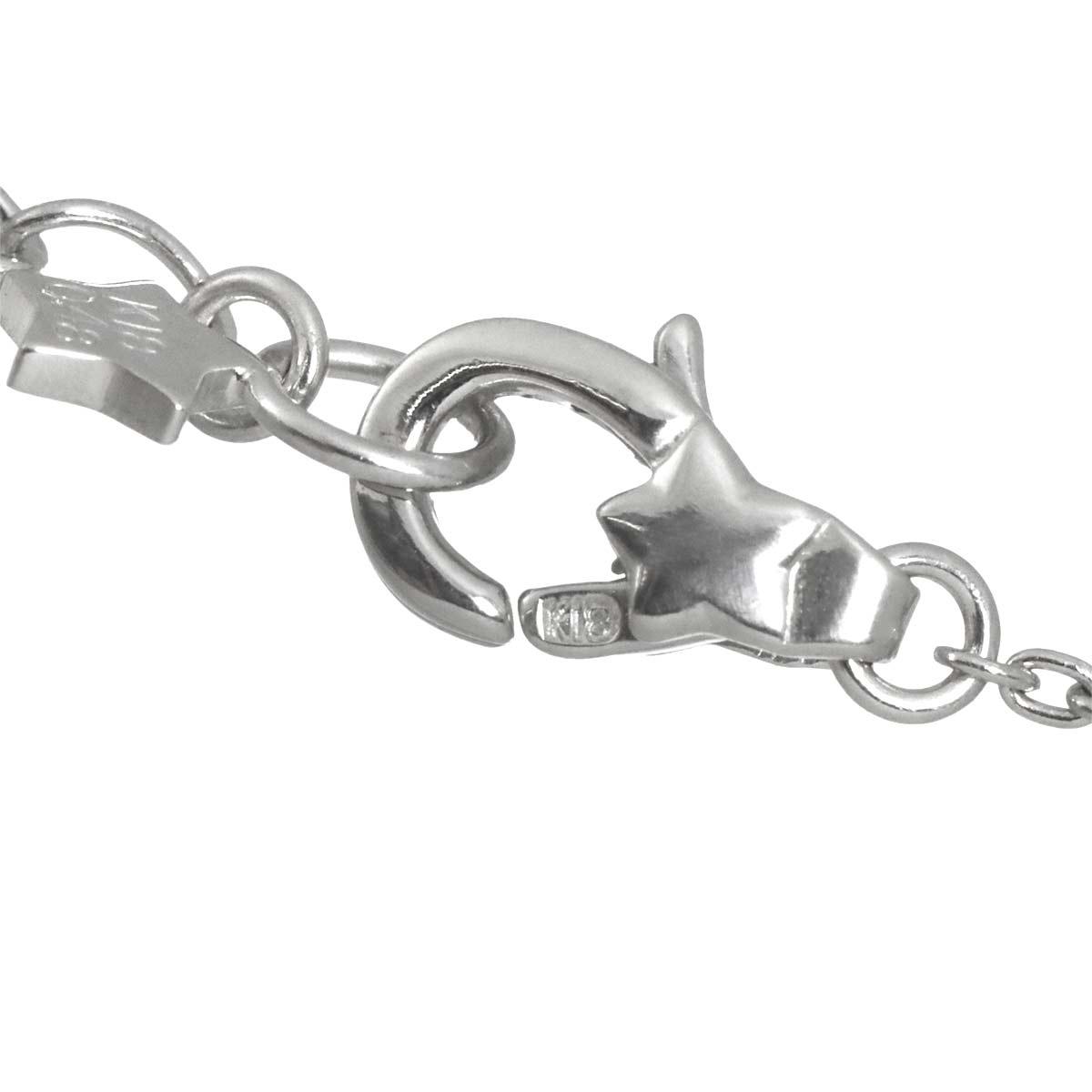 Diamond 0.48ct Necklace 18K WG 750