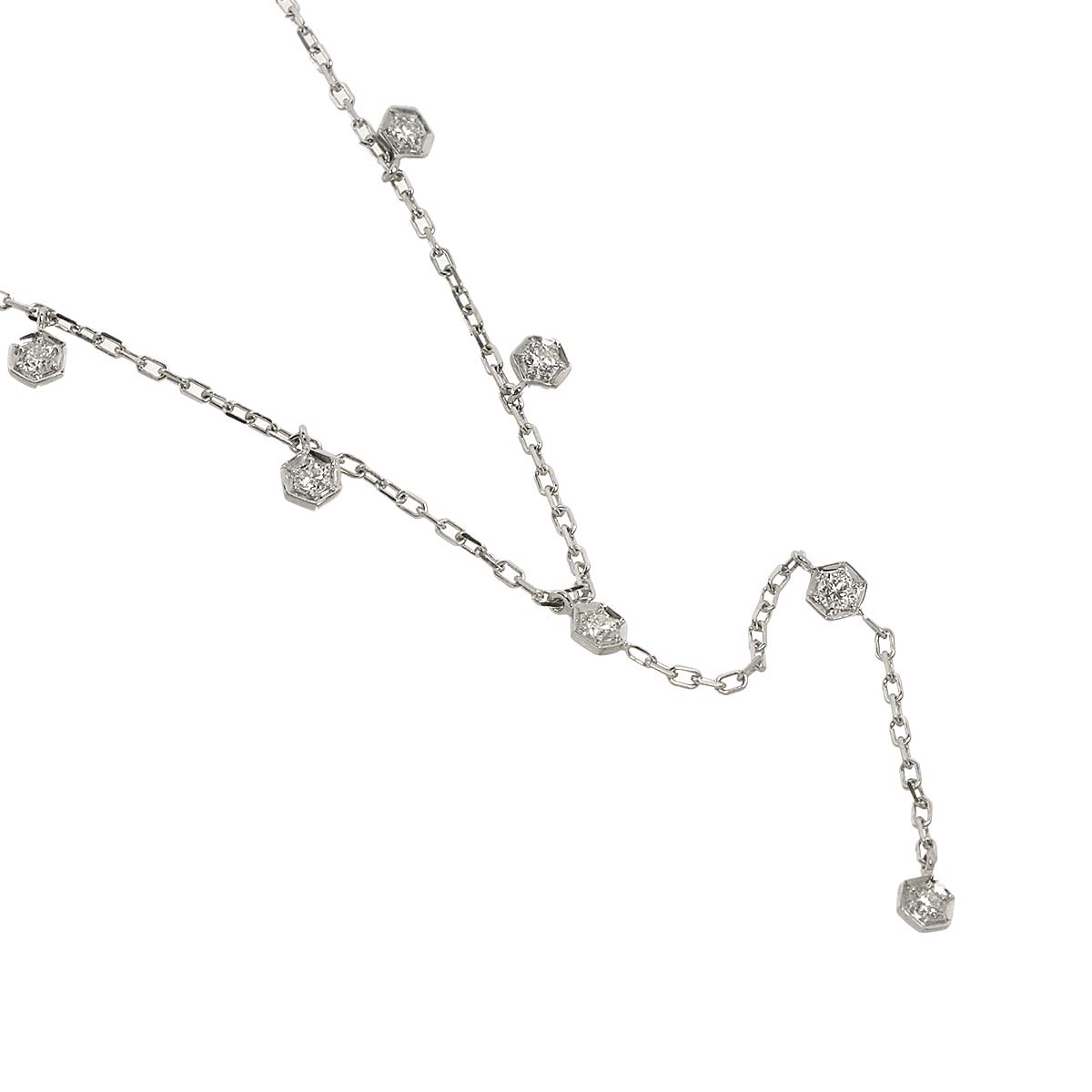 Magical Garden Diamond Necklace 18K White Gold 750