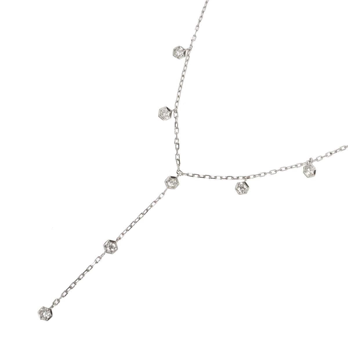 Magical Garden Diamond Necklace 18K White Gold 750