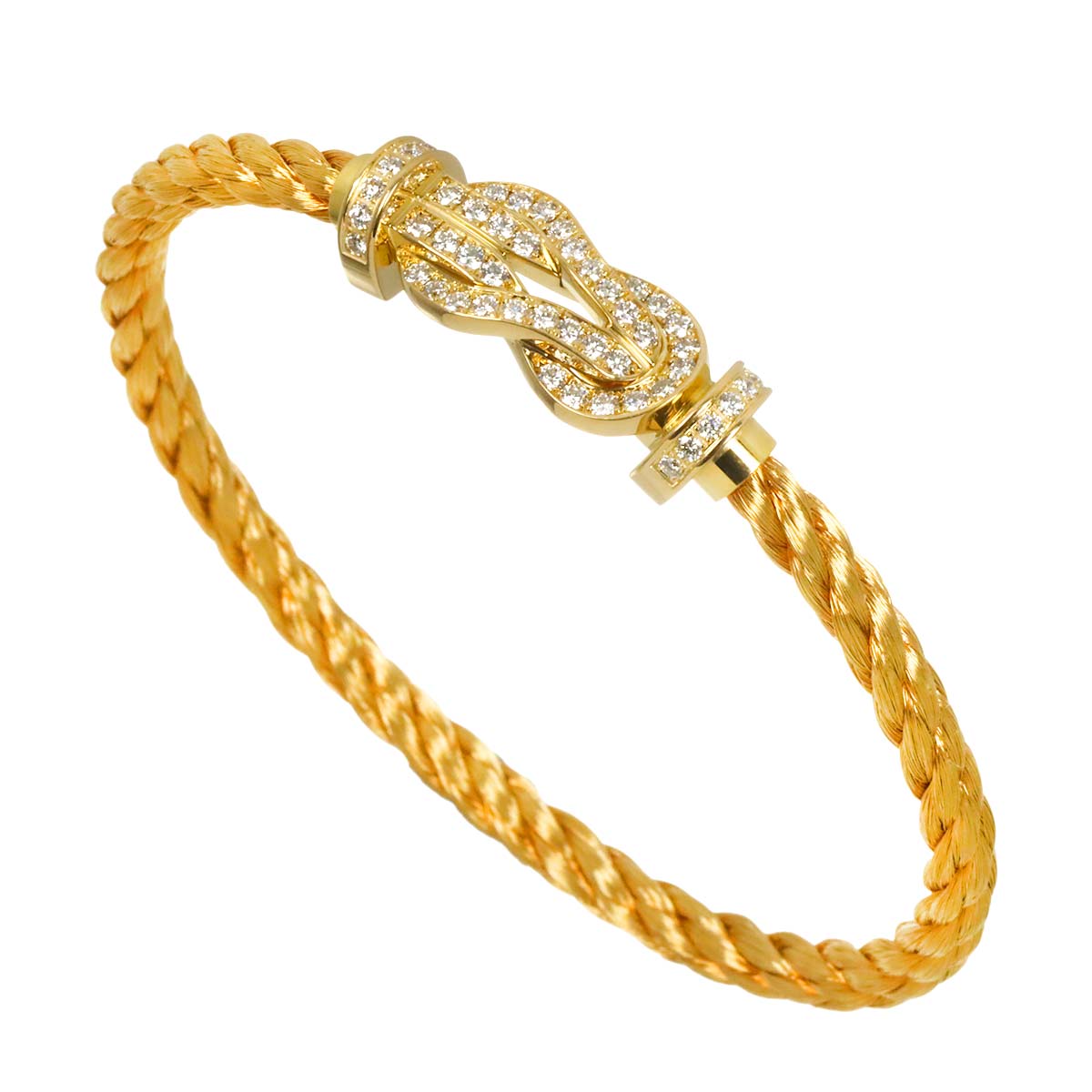 Chance Infini Full Diamond Bracelet MM 18K WG 750 size18