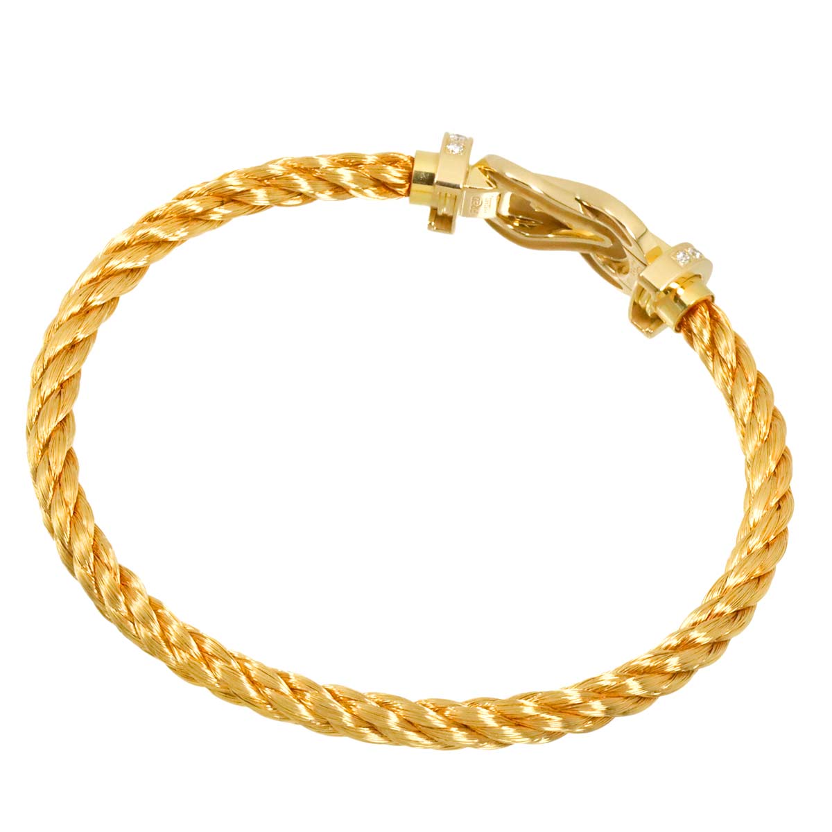 Chance Infini Full Diamond Bracelet MM 18K WG 750 size18