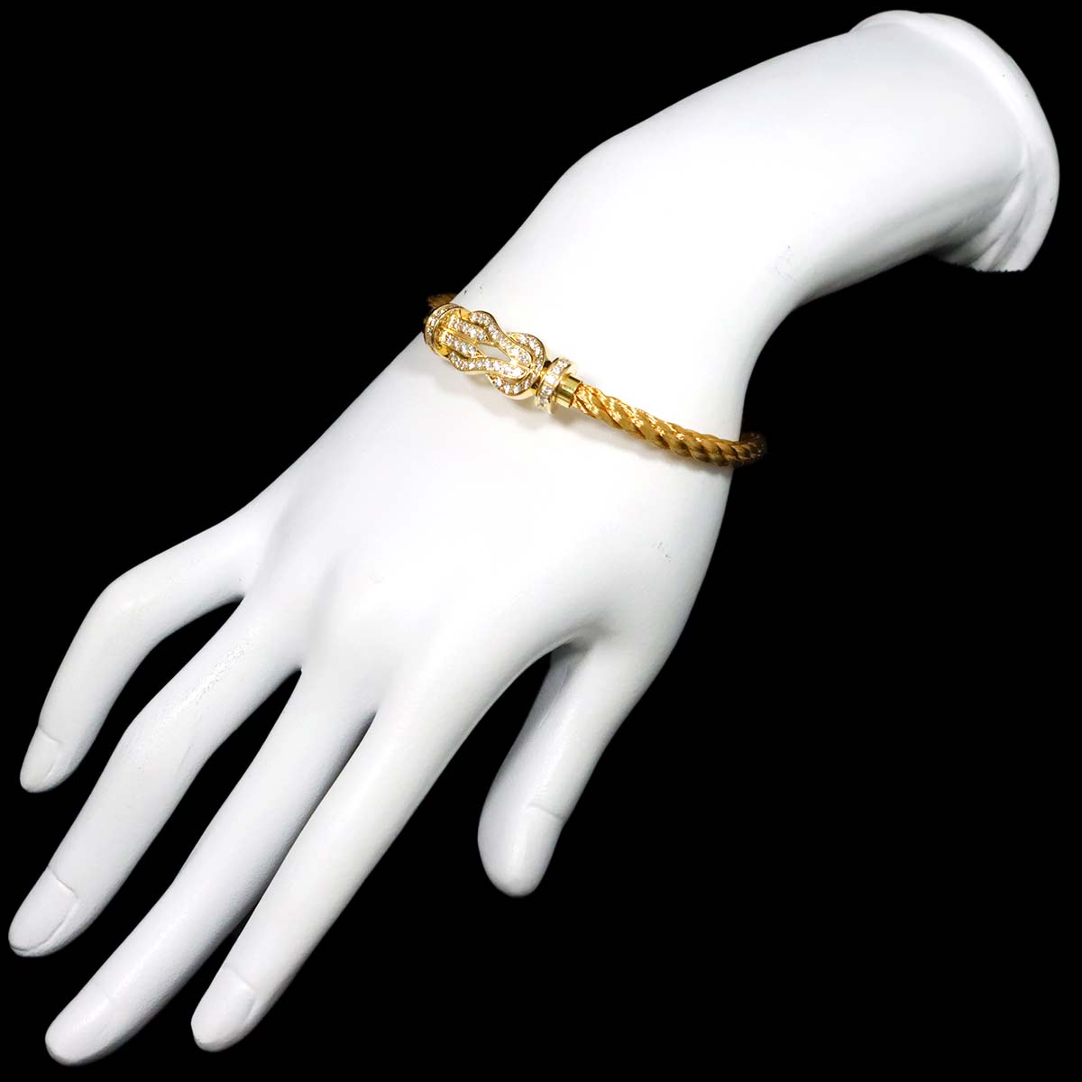 Chance Infini Full Diamond Bracelet MM 18K WG 750 size18