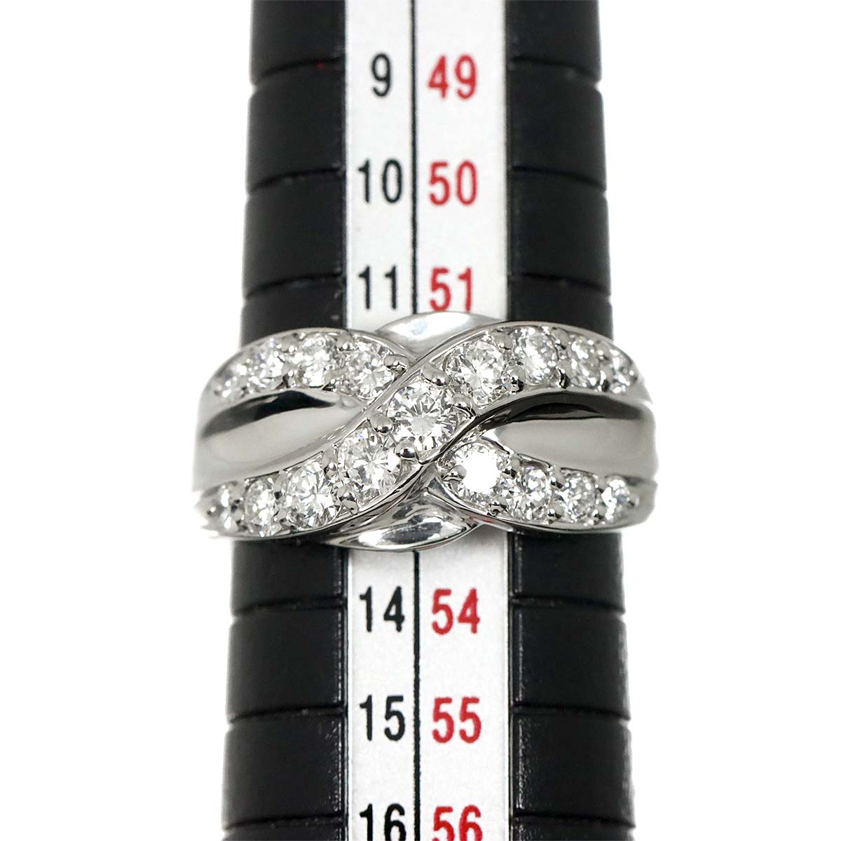 Diamond 0.97ct Ring Pt Platinum size6.25-6.5(US)