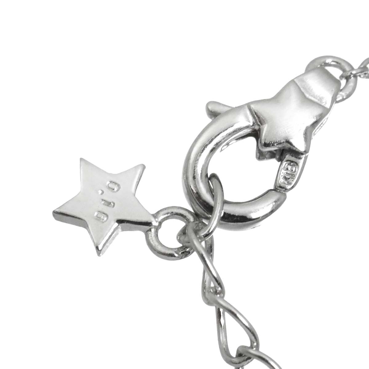 Diamond 0.16ct Cross Necklace 18K WG 750