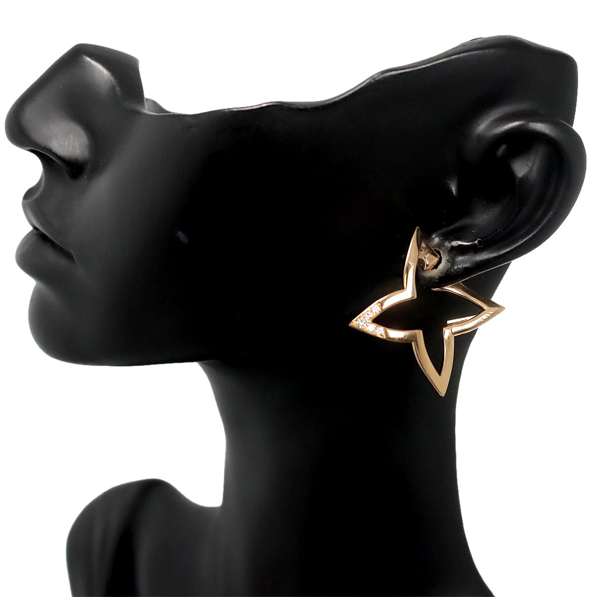 Blossom Diamond Ear cuff 18K PG 750 For the left ear