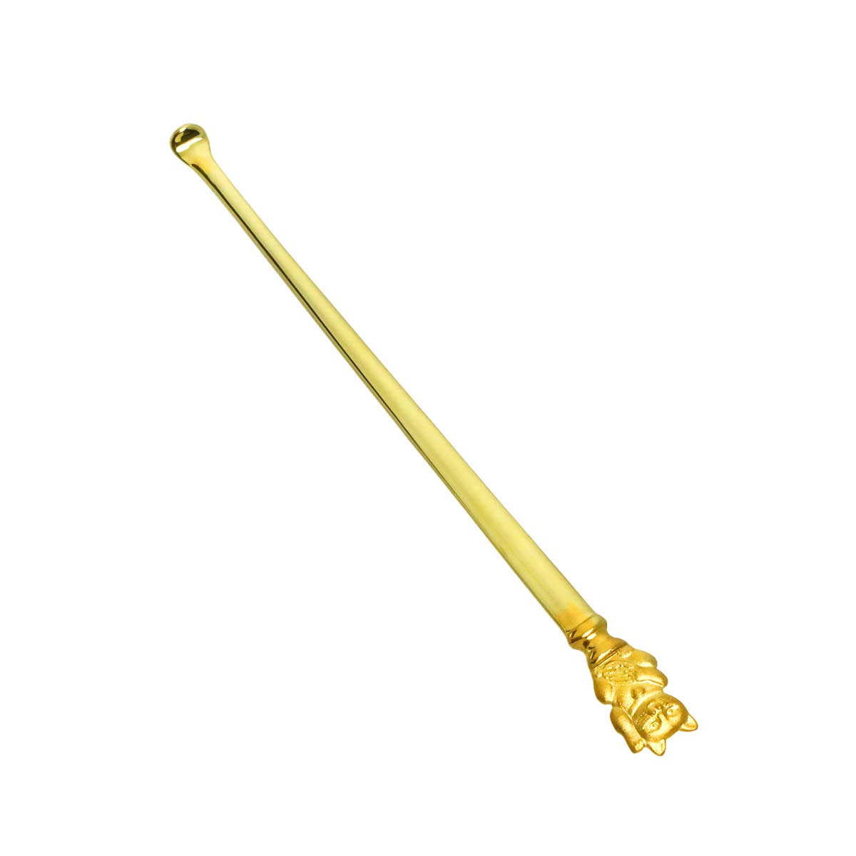 ear pick cleaning 18K K18 YG Yellow Gold 750