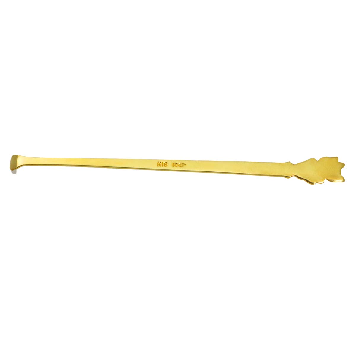 ear pick cleaning 18K K18 YG Yellow Gold 750