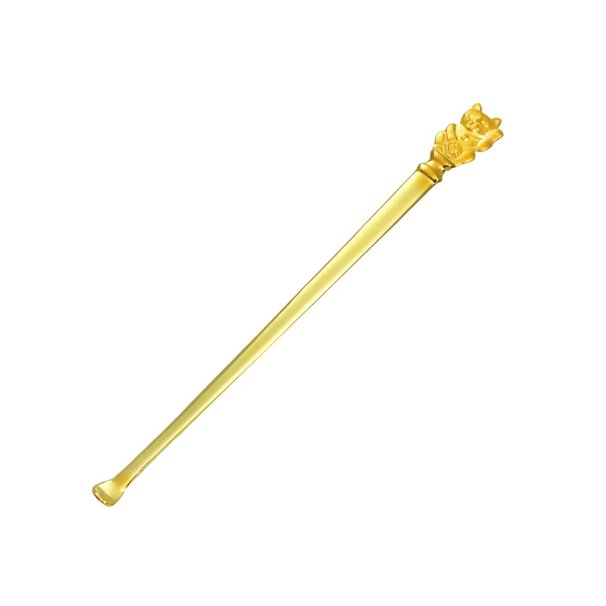 ear pick cleaning 18K K18 YG Yellow Gold 750