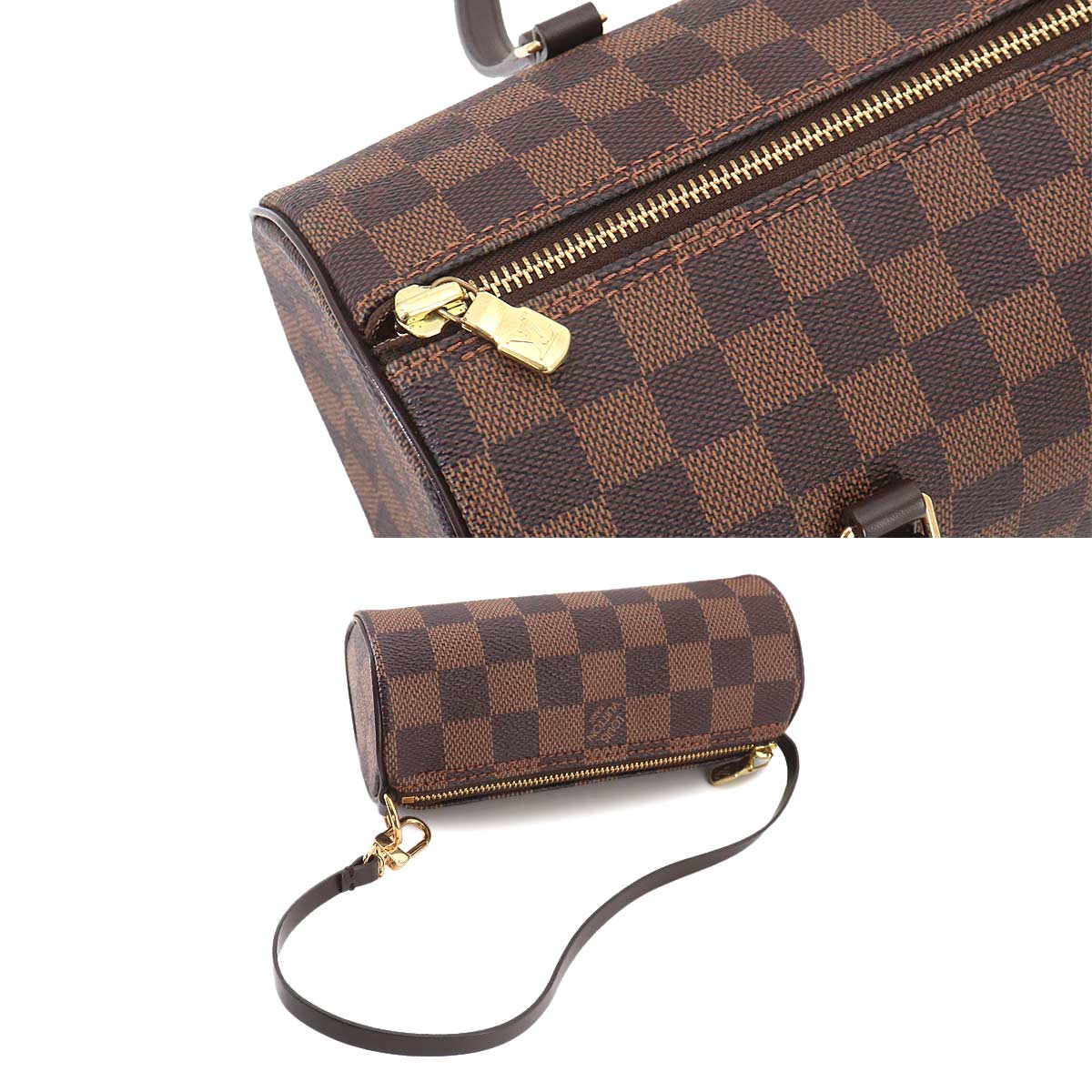 Damier Papillon 30 Hand Bag Ebene N51303 Pouch Purse