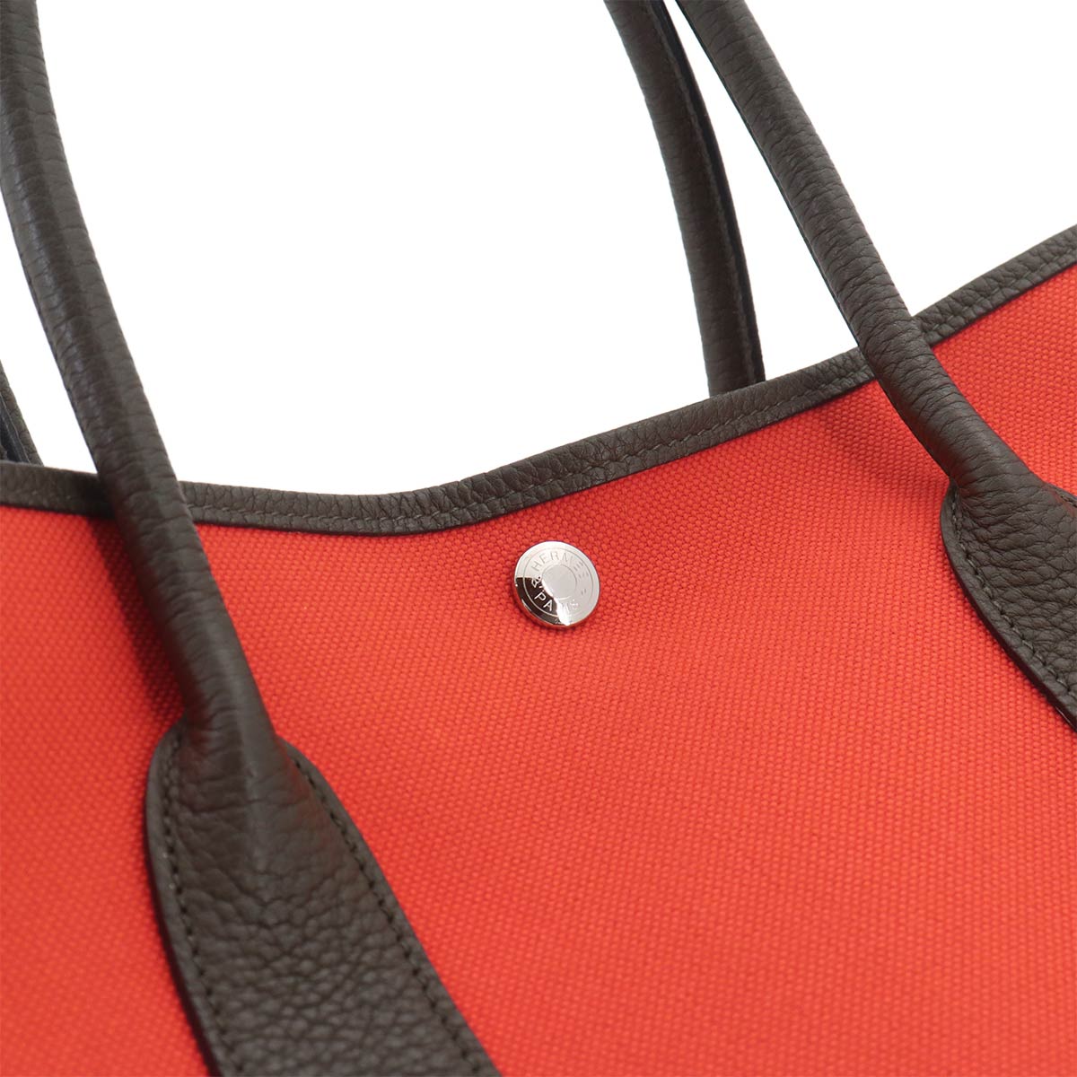 Garde Party PM Tote Bag Toile Militaire Orange Poppy