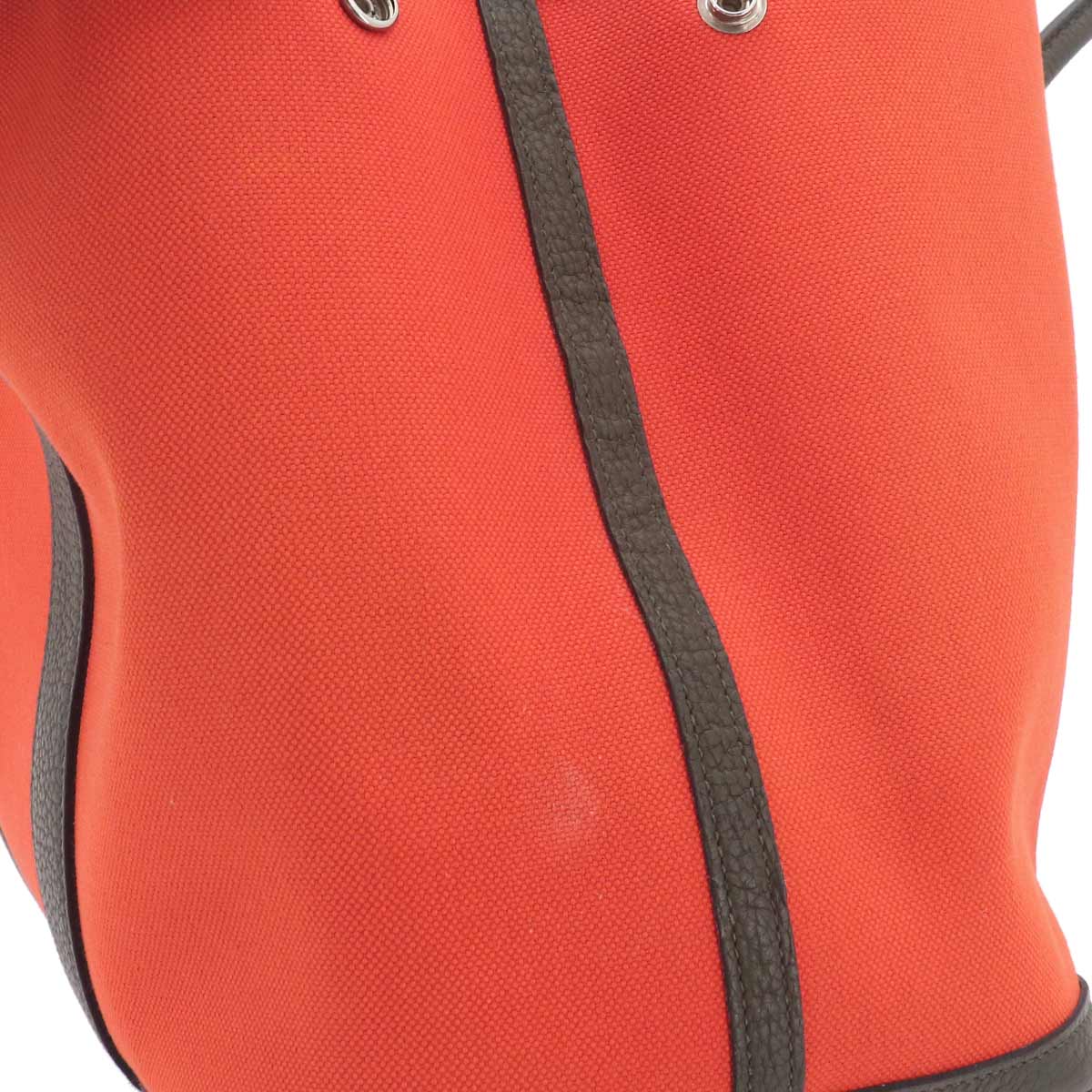 Garde Party PM Tote Bag Toile Militaire Orange Poppy