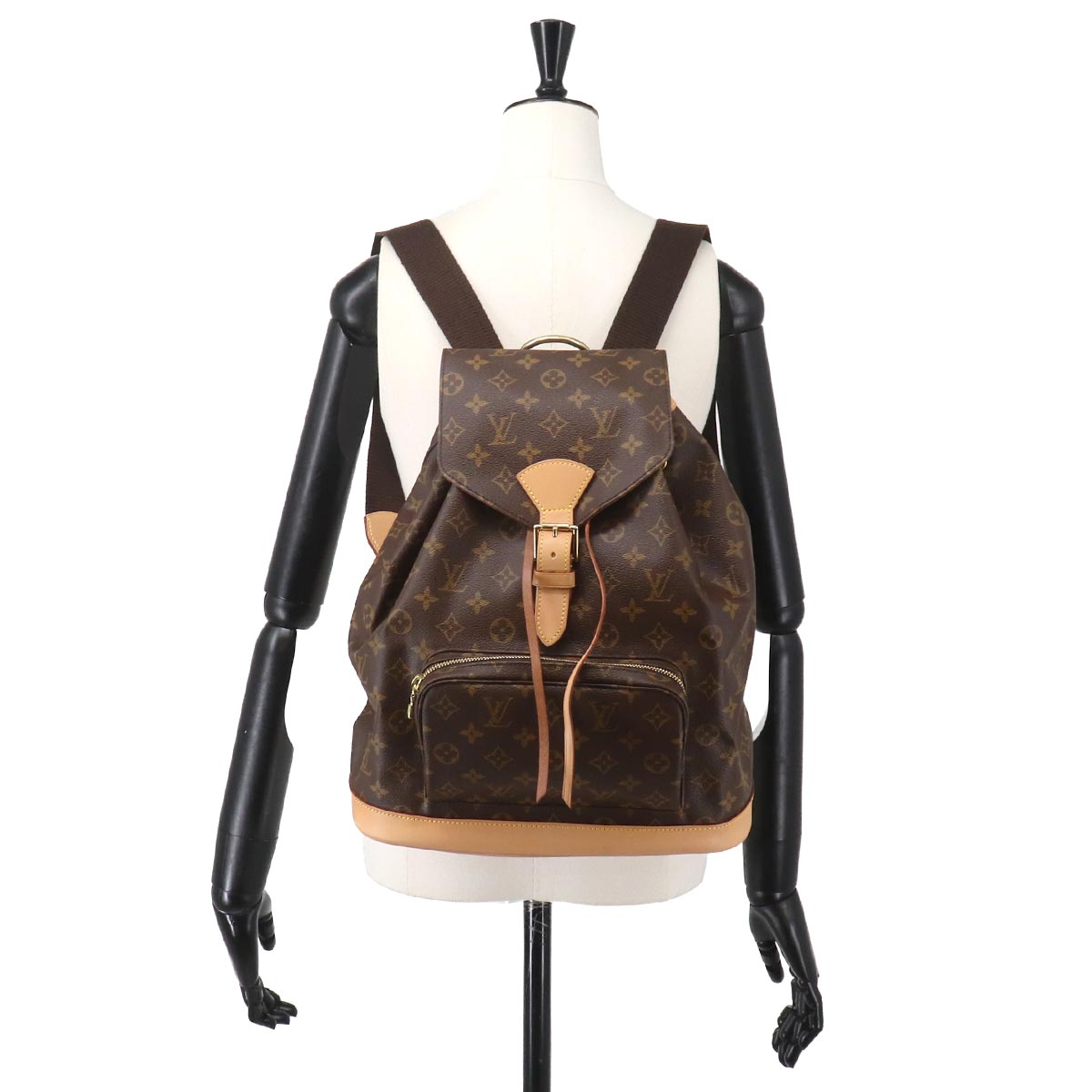 Monogram Montsouris GM Backpack Brown M51135 Purse