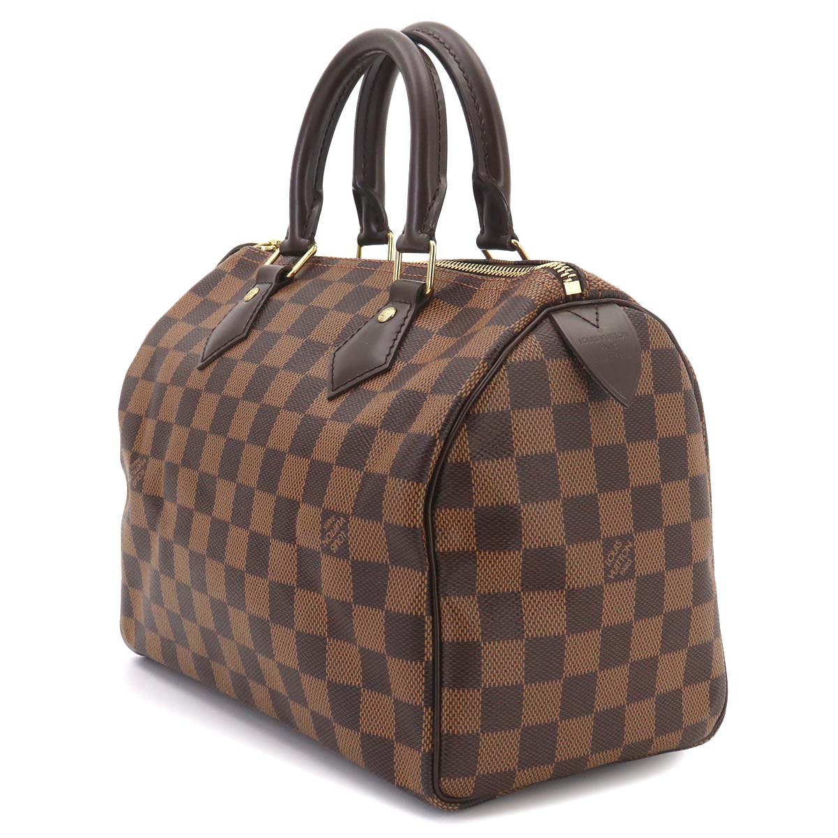 Damier Speedy 25 Hand Bag Ebene N41365 Brown Purse