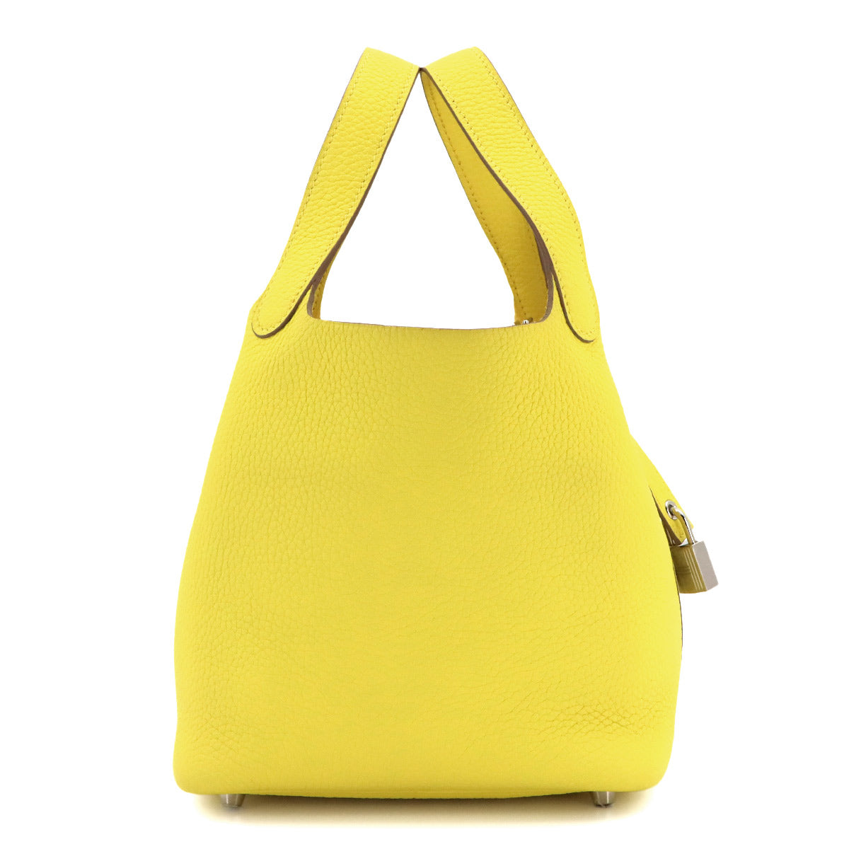 Picotin Lock PM 18 Hand Bag Taurillon Clemence Lime