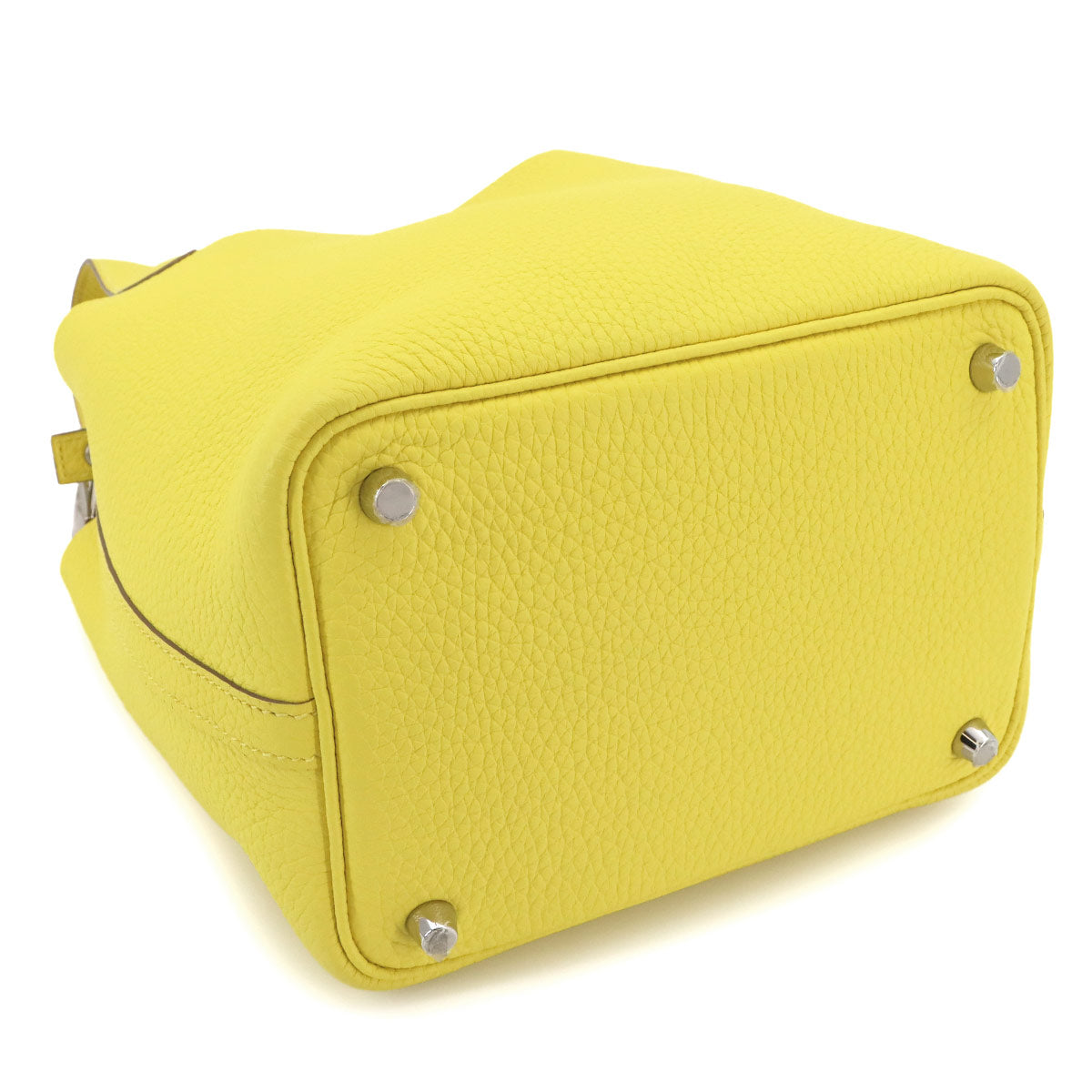 Picotin Lock PM 18 Hand Bag Taurillon Clemence Lime