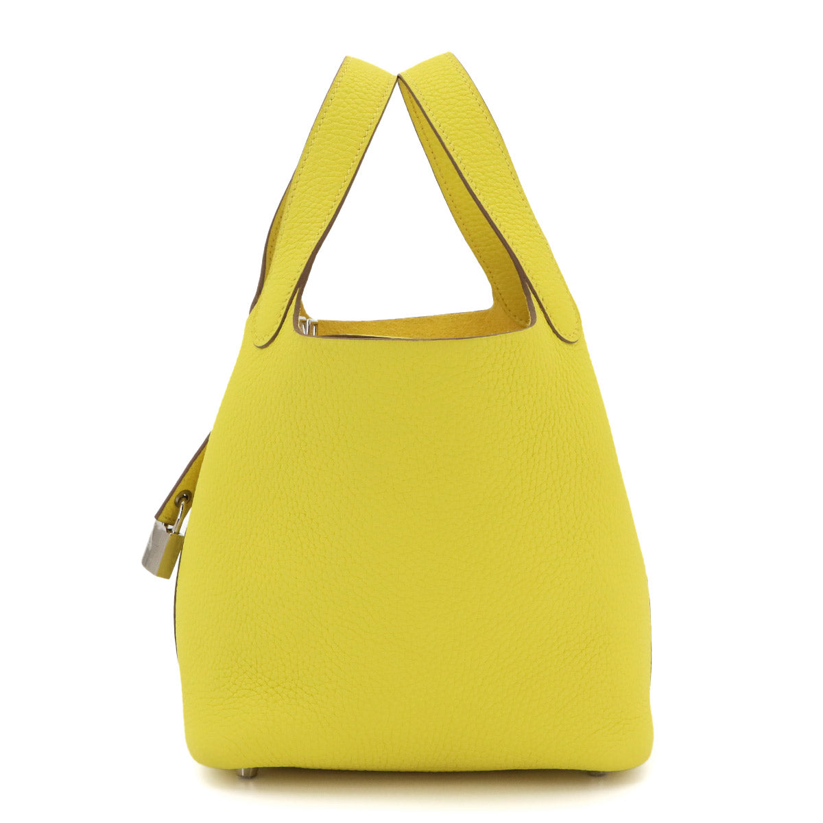 Picotin Lock PM 18 Hand Bag Taurillon Clemence Lime