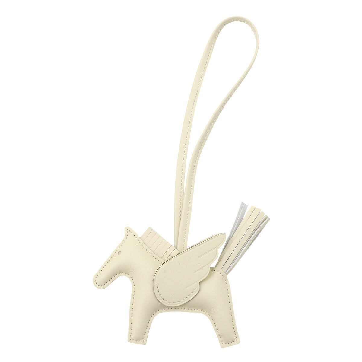 Rodeo Pegasus PM Bag Charm Agneau Milo Nata
