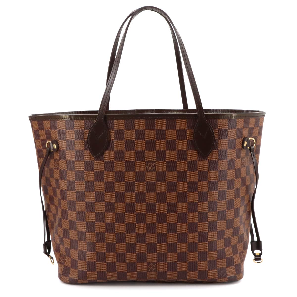Damier Neverfull MM Tote Bag Ebene Cerise N51105 Purse