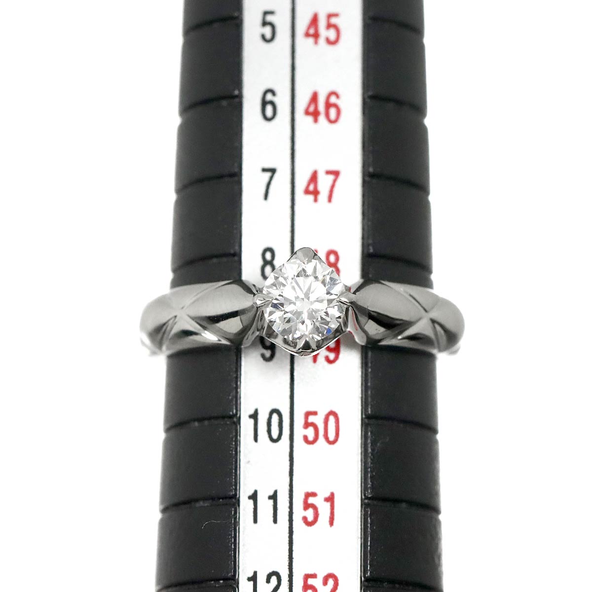 Diamond Ring Pt Platinum size4.5-4.75(US)
