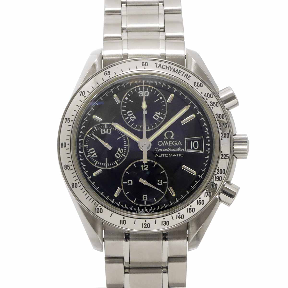 Speedmaster Date 3513 50 Chronograph Automatic Black Dial Mens