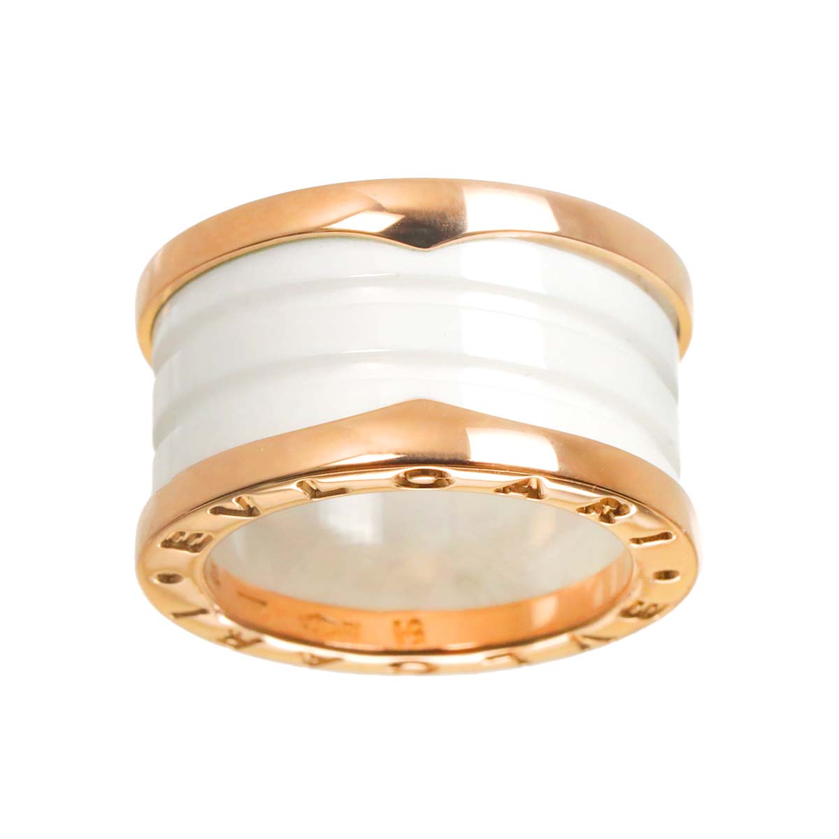 B-ZERO1 4band Ring Ceramic 18K PG 750 Size51 5.25(US)