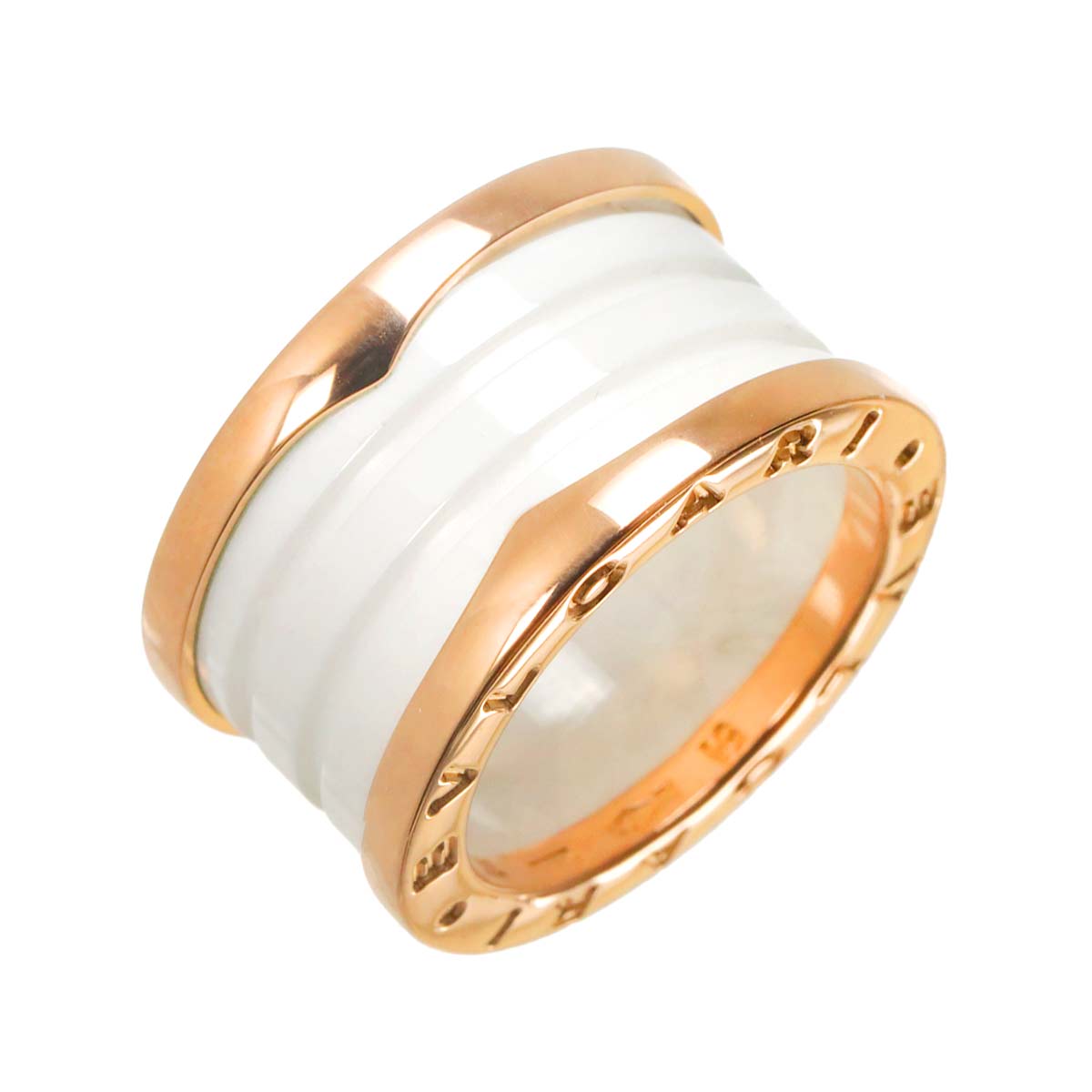 B-ZERO1 4band Ring Ceramic 18K PG 750 Size51 5.25(US)