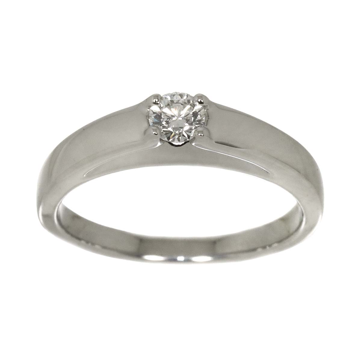 Marry Me Diamond 0.20ct E/VVS1/VG Ring Platinum Size5.25(US)