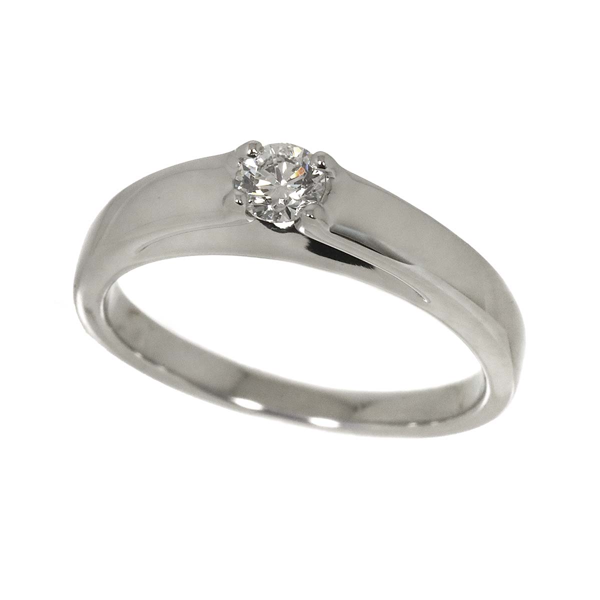 Marry Me Diamond 0.20ct E/VVS1/VG Ring Platinum Size5.25(US)
