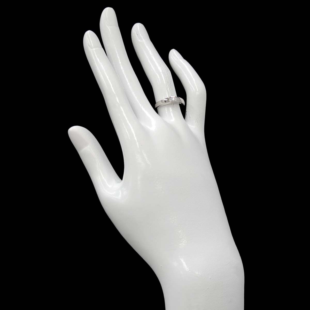 Marry Me Diamond 0.20ct E/VVS1/VG Ring Platinum Size5.25(US)