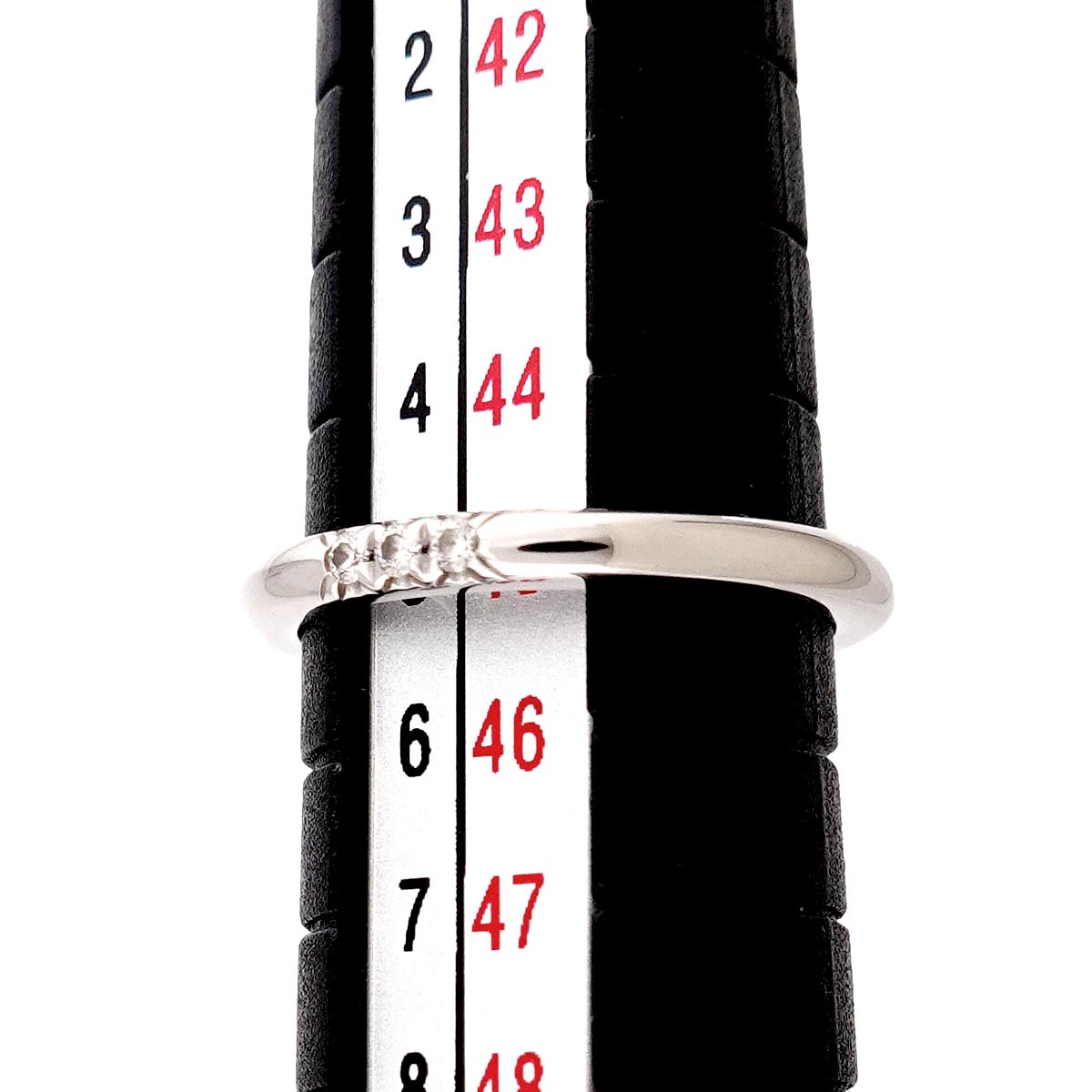 Forever Band Diamond Ring Pt Platinum Size3.25(US)