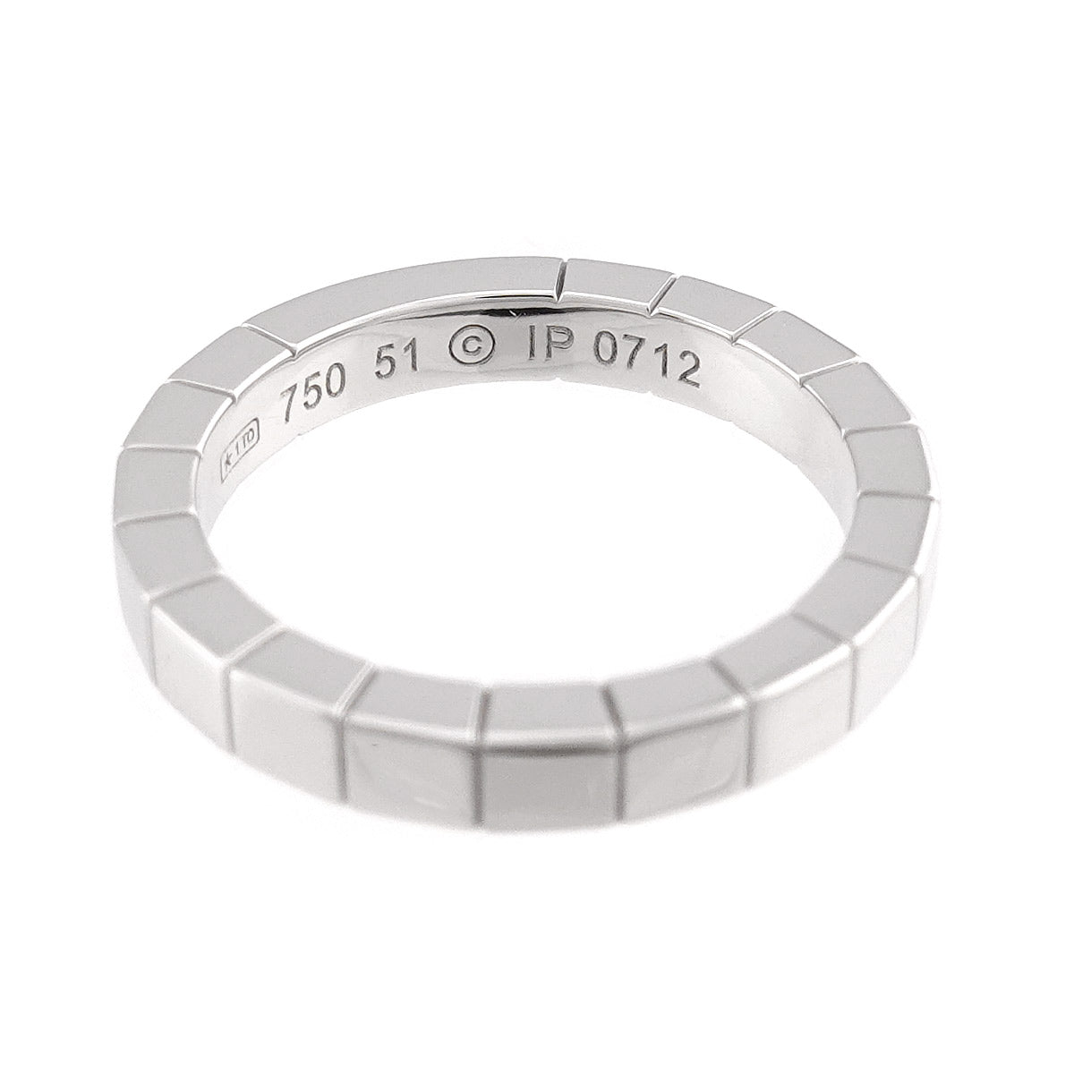 Laniere Ring 18K White Gold 750 Size51 5.5-5.75(US)