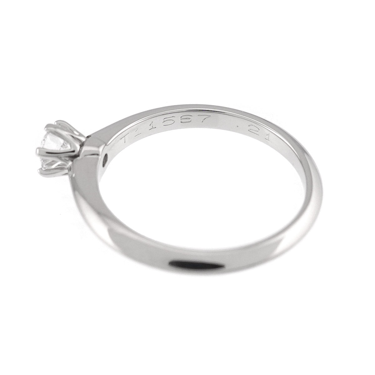Diamond 0.21ct F/VS1 Ring Platinum Size4.5-4.75(US)