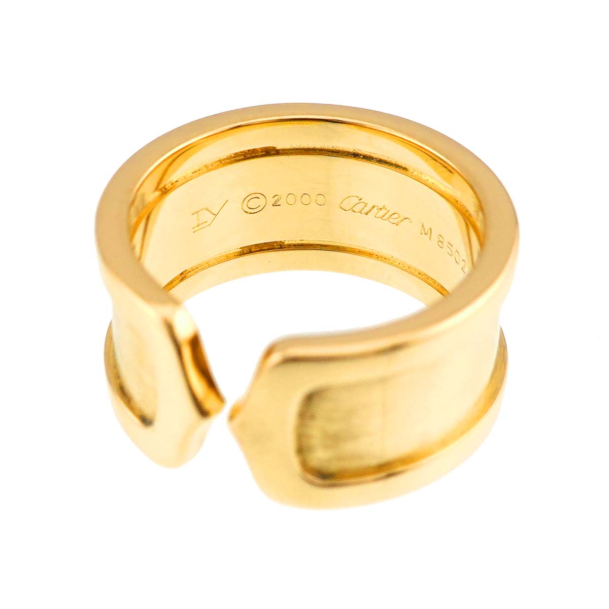C2 LM Ring 18K YG 750 size51 5.25(US)
