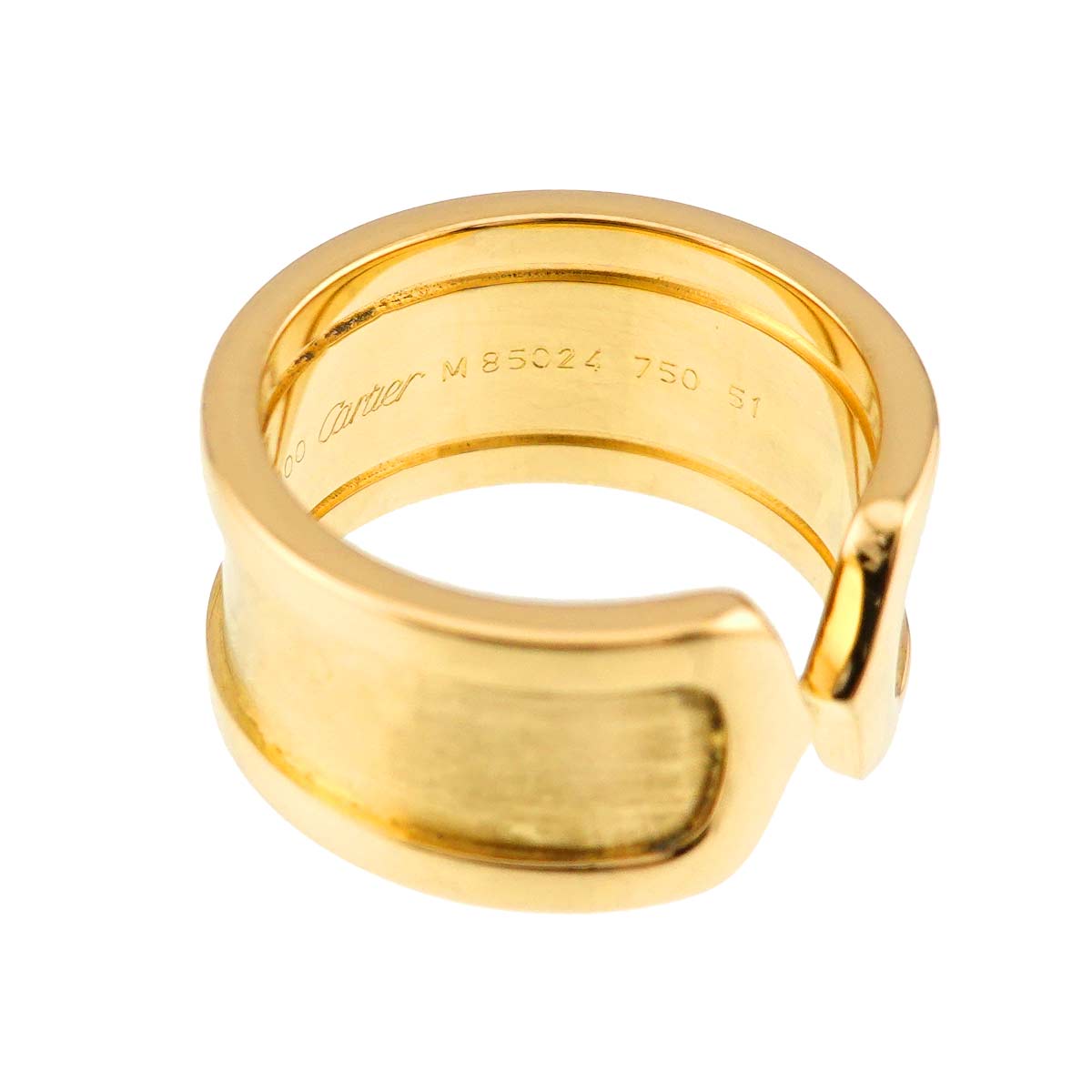 C2 LM Ring 18K YG 750 size51 5.25(US)