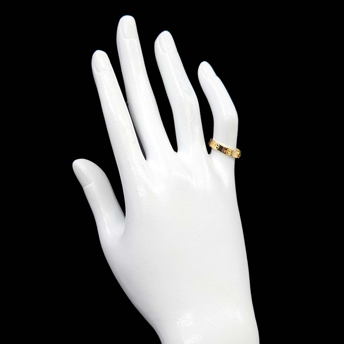 Mini Love Ring 18K Yellow Gold 750 size49 4.75-5(US)