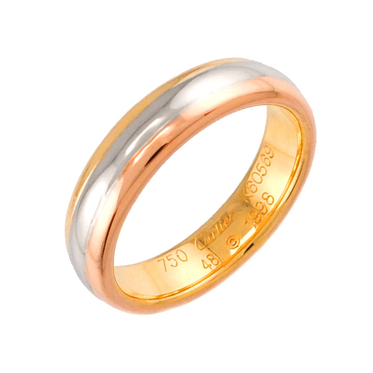 Vendome Ring 18K YG WG PG 750 size48 4.5(US)