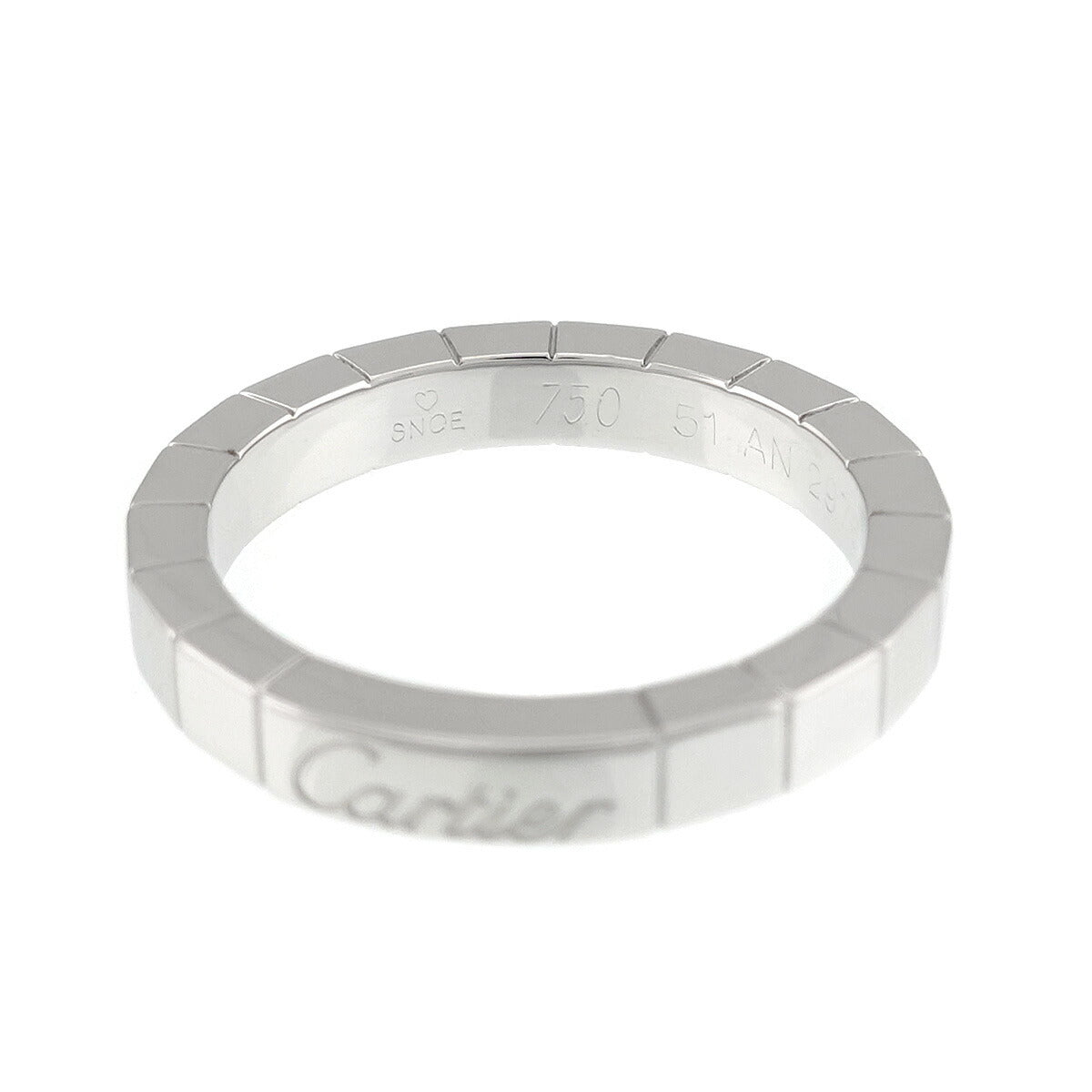 Laniere Ring 18K White Gold 750 Size51 5.5-5.75(US)