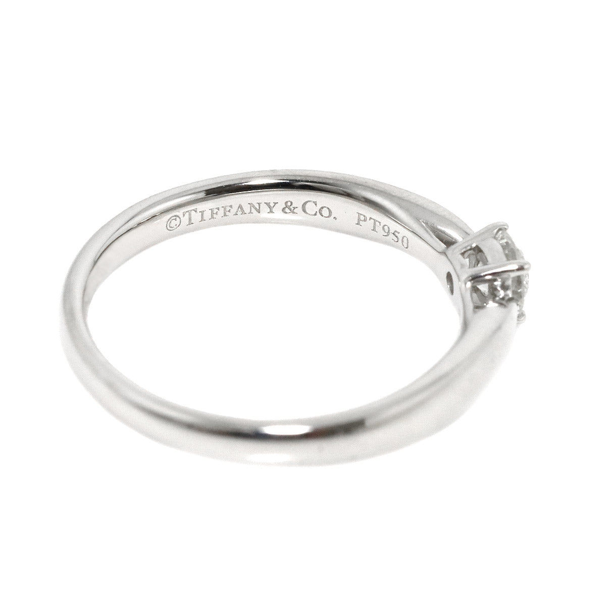 Harmony Ring Diamond 0.18ct Pt Platinum size4.5(US)