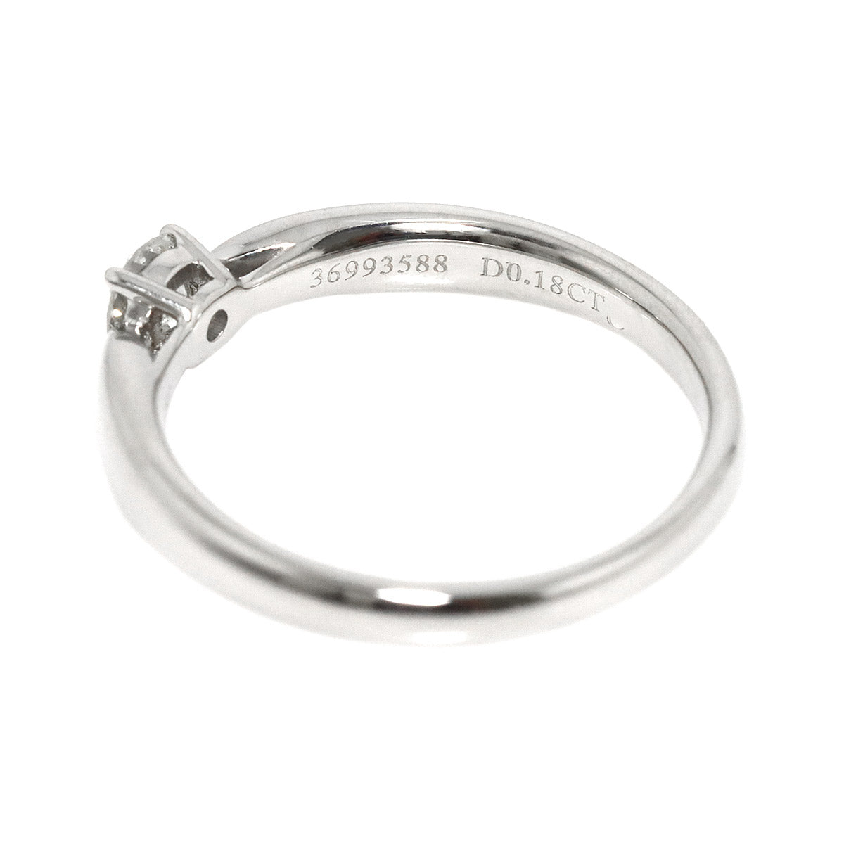 Harmony Ring Diamond 0.18ct Pt Platinum size4.5(US)