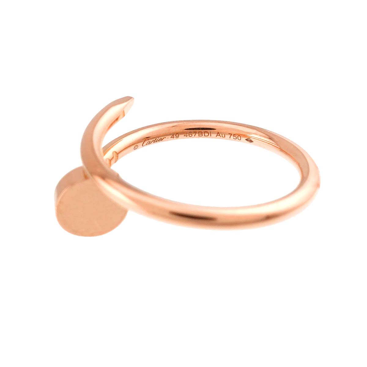 JUSTE UN CLOU SM Ring 18K PG 750 Size49 4.75-5(US)