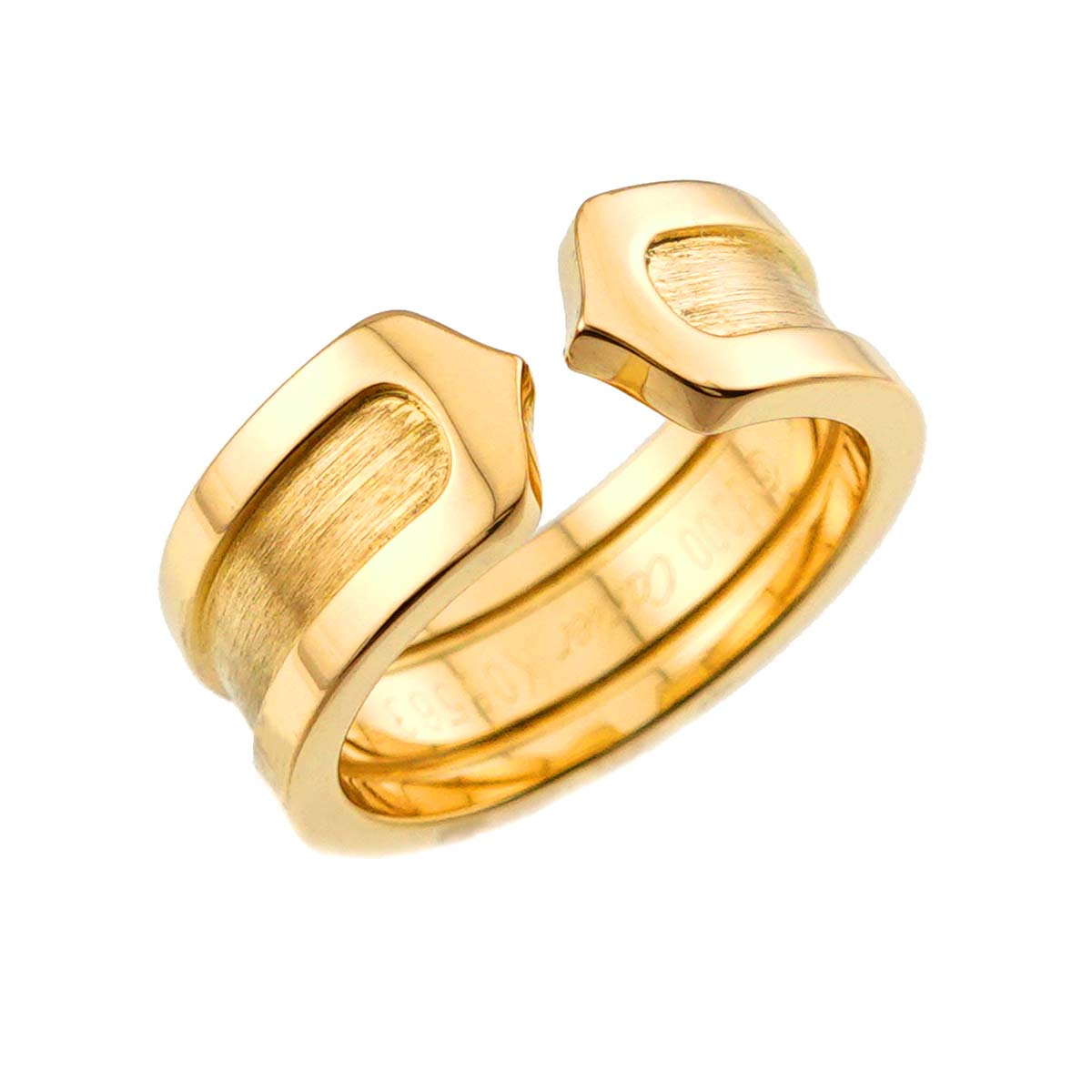 C2 Ring 18K YG 750 size48 4-4.5(US)