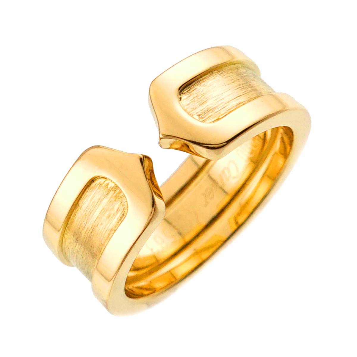 C2 Ring 18K YG 750 size48 4-4.5(US)