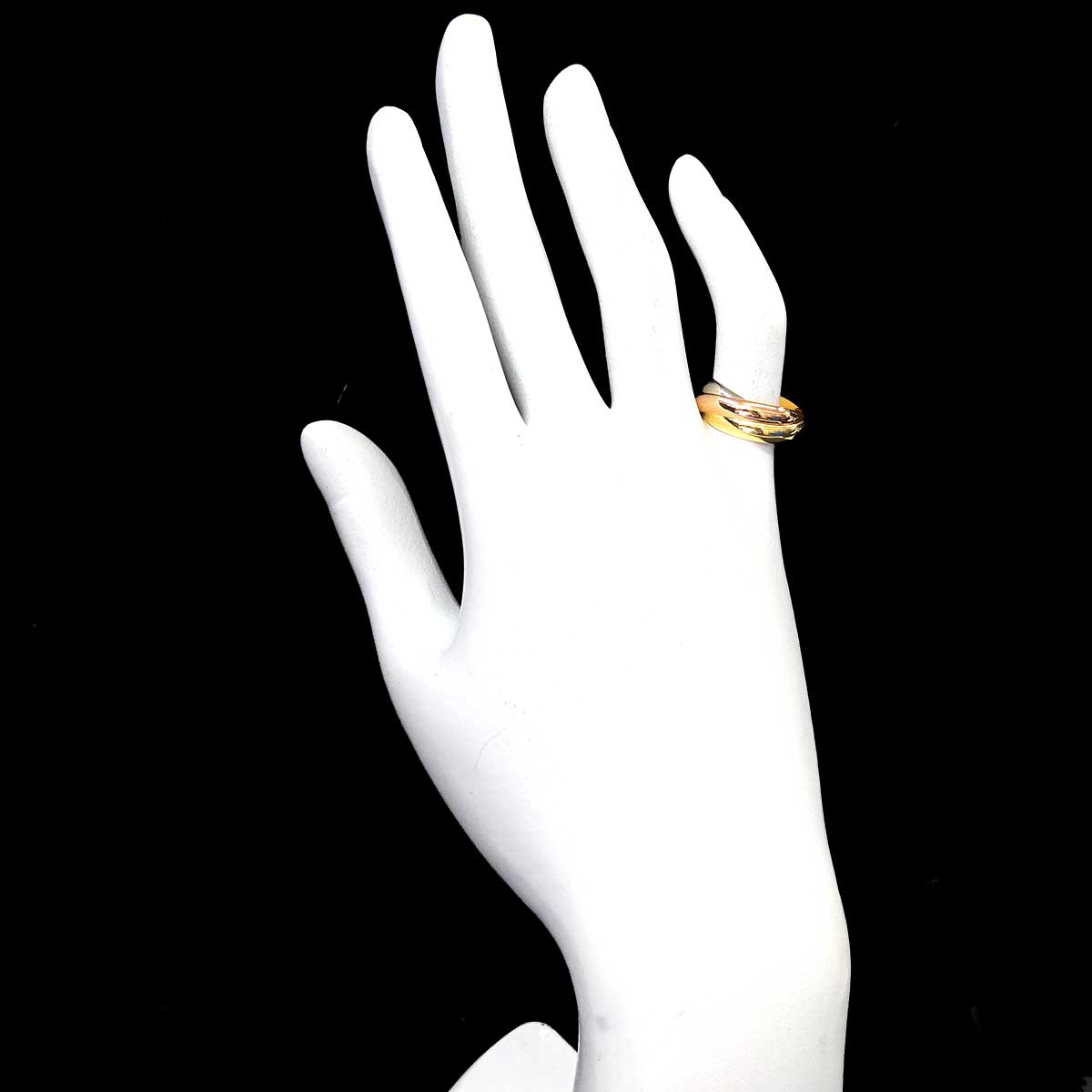 Trinity MM Ring 18K YG WG PG 750 Size50 5.25(US)