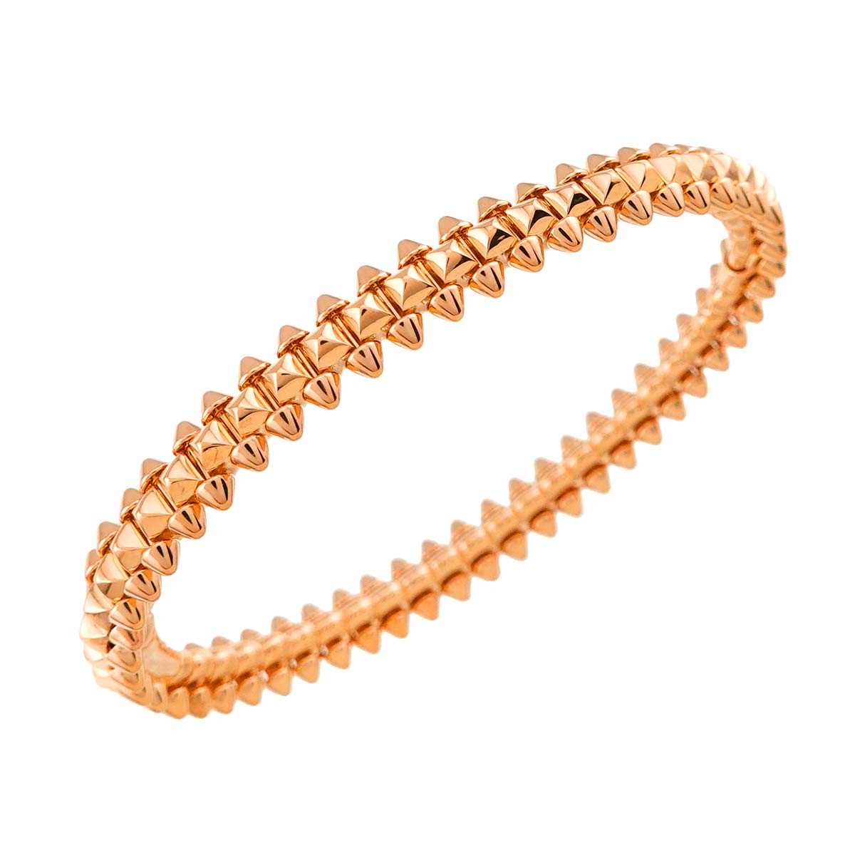 CLASH DE CARTIER SM Bracelet Bangle 18K Pink Gold 750 Size14