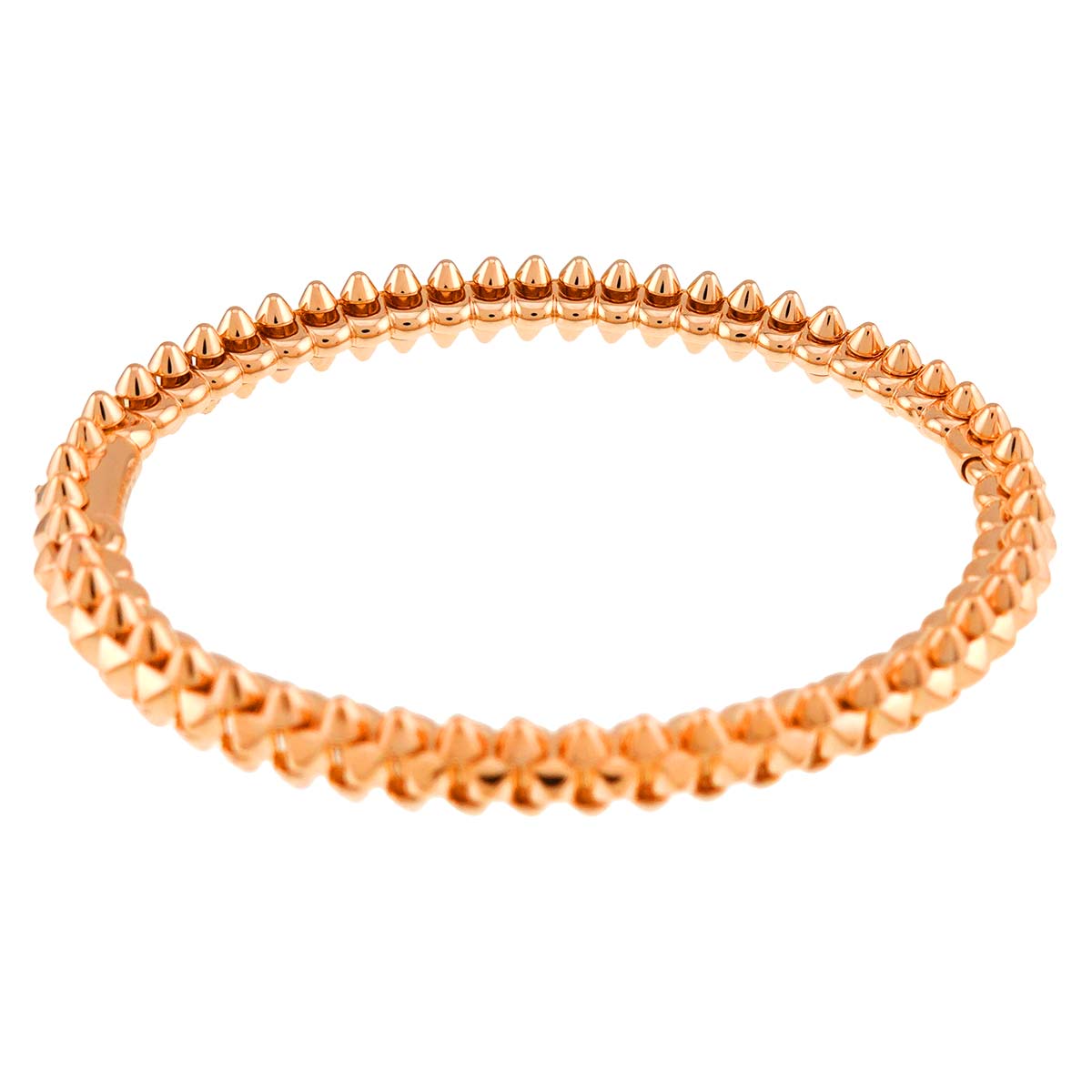 CLASH DE CARTIER SM Bracelet Bangle 18K Pink Gold 750 Size14