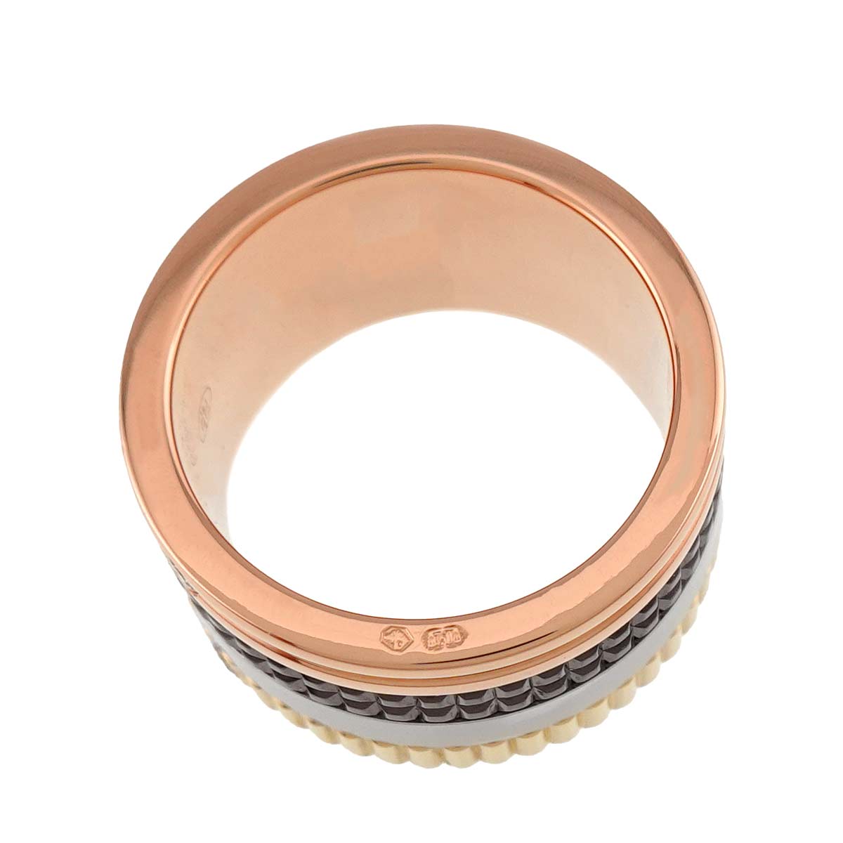 Quatre Classic LM Diamond Ring 18K YG WG PG PVC Size53 6(US)