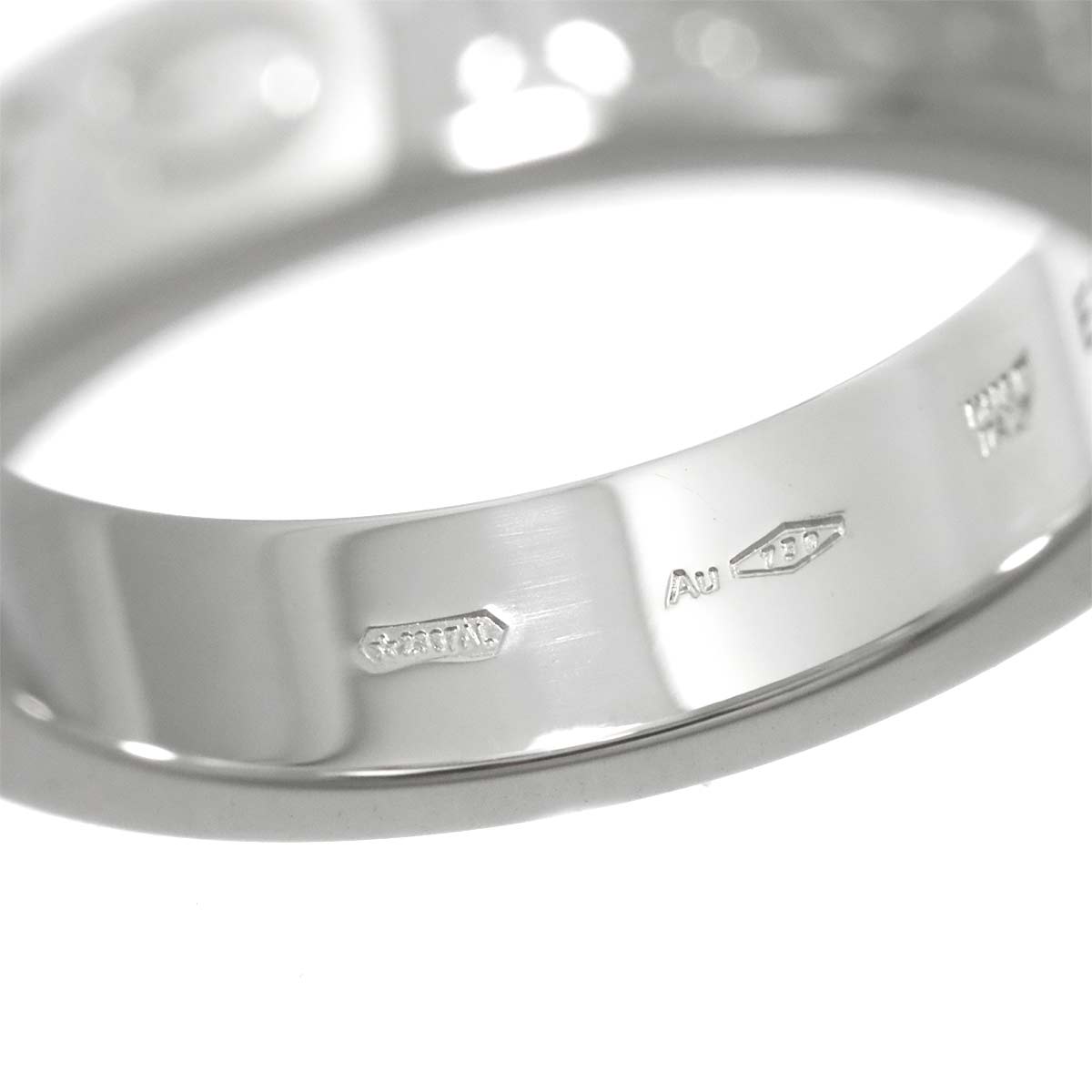 B-ZERO1 Diamond Ring 18K WG 750 size4.5(US)