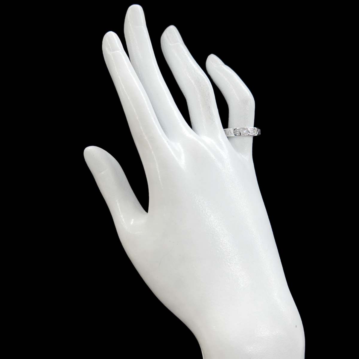 B-ZERO1 Diamond Ring 18K WG 750 size4.5(US)